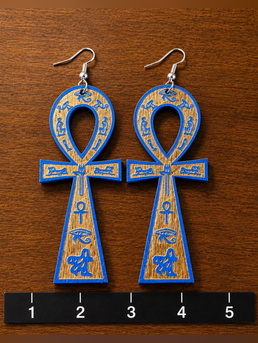 Egyptian Ankh Earrings 💙✨